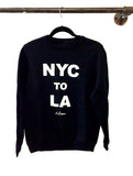 NYC TO LA CREW NECK SWEATSHIRT