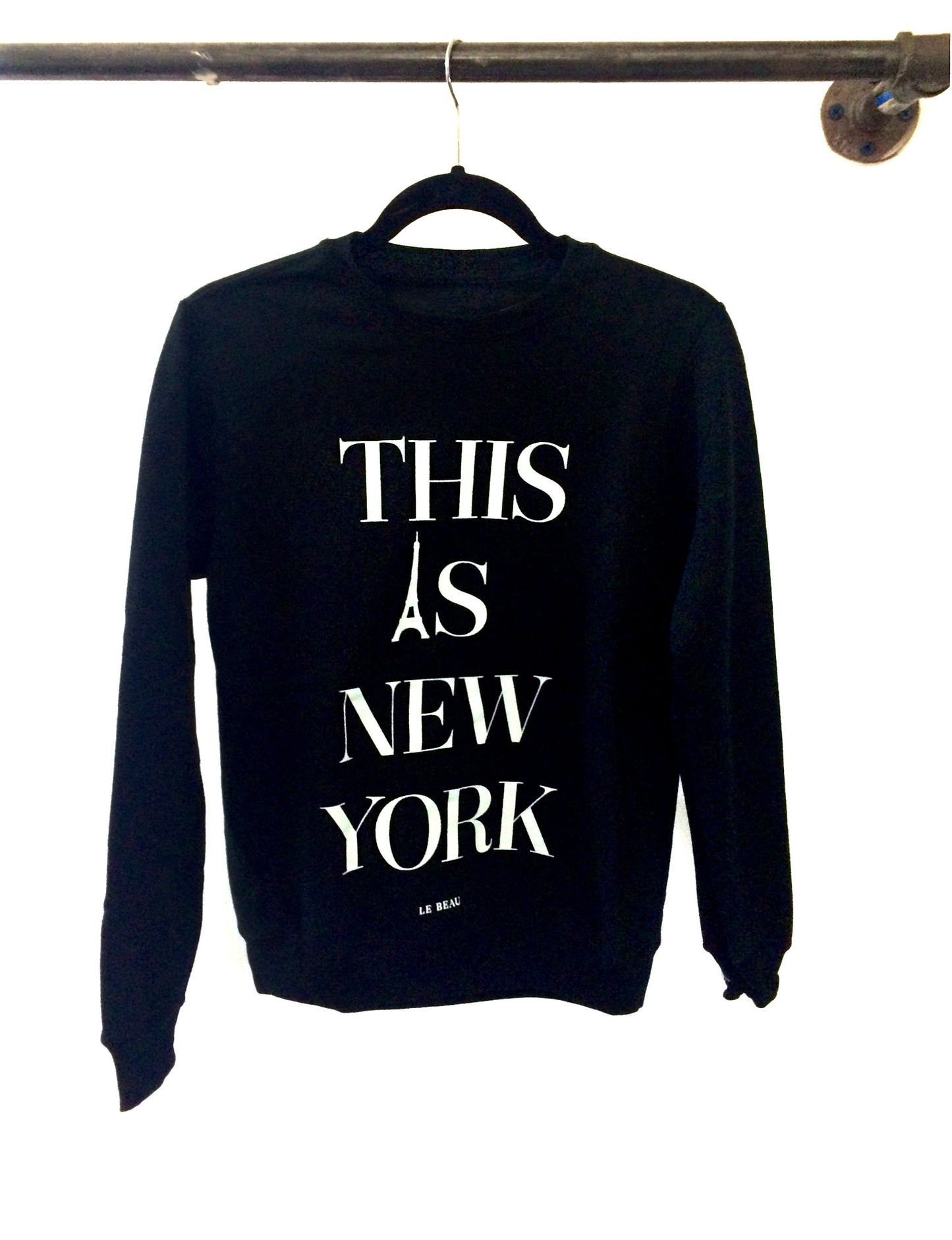 THIS IS NEW YORK CREW NECK SWEATSHIRT