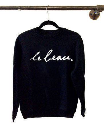 LE BEAU CREW NECK SWEATSHIRT